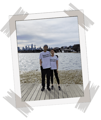 Zach and may on boardwalk