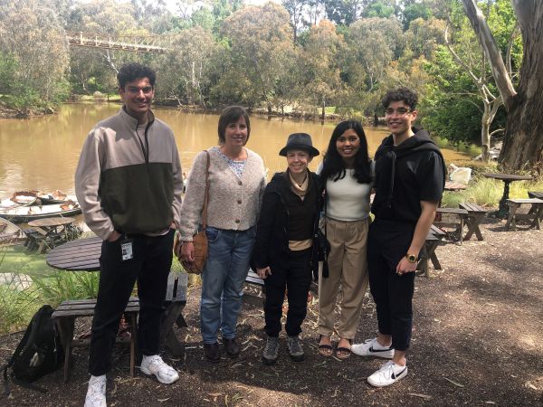 Peter Mac researcher Dr Rae Farnsworth and Stacker Lab Team